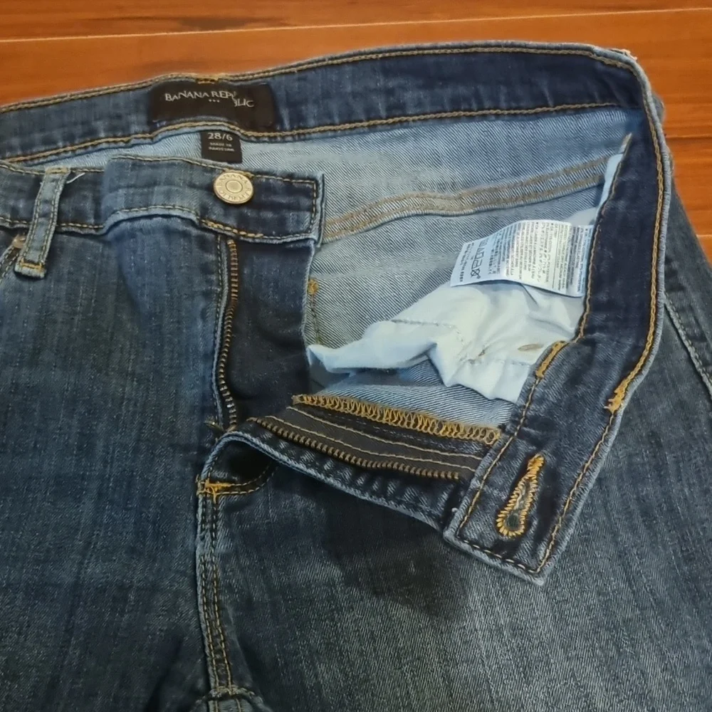 Banana Republic Denim Shorts Medium Wash Size 28/6 - Picture 7 of 12